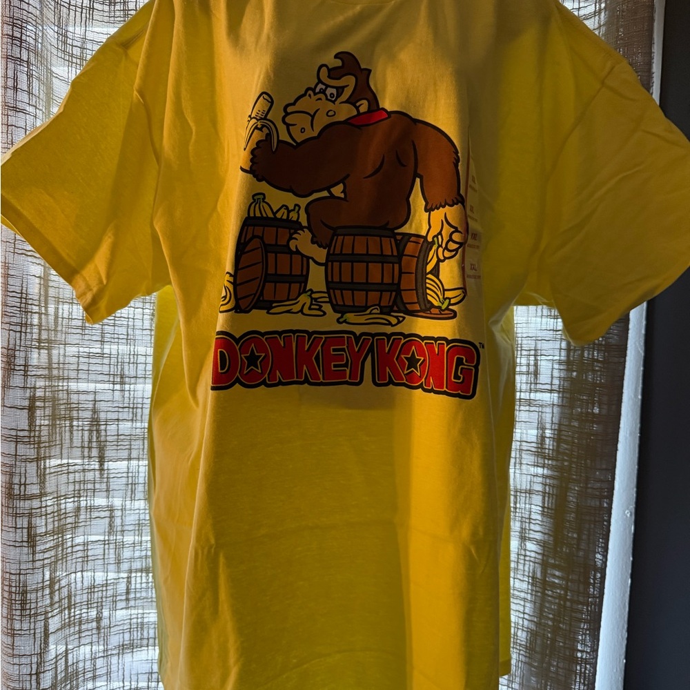 Bright Yellow Short Sleeve Tee with Graphic Design